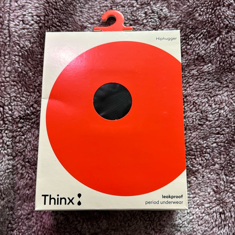 Think period panties breathable hiphugger. New in box. Black. Size small.